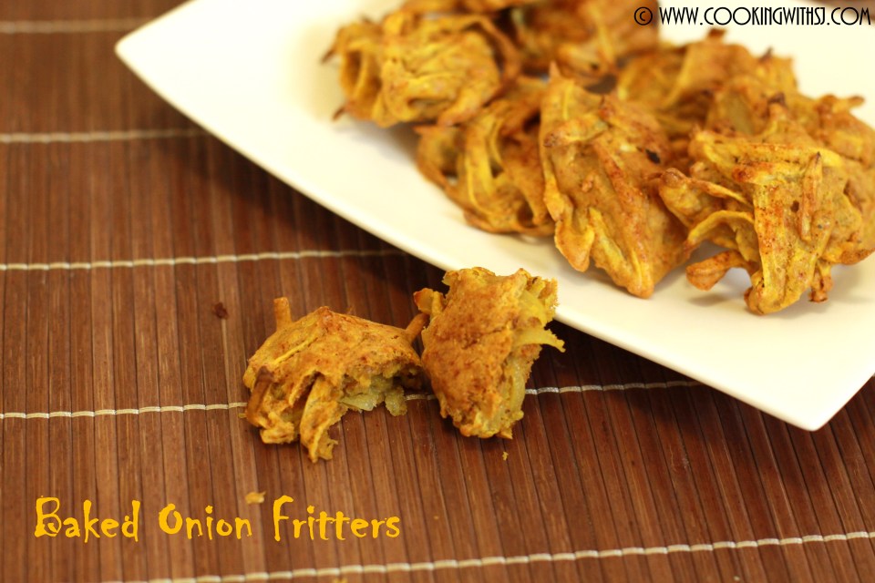 baked onion pakora