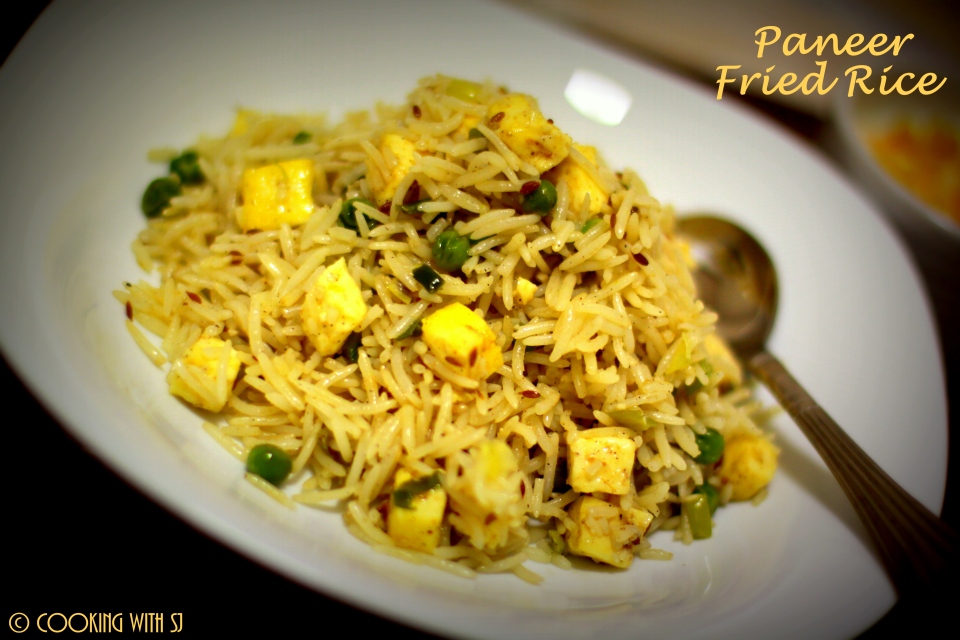 paneer stif-fried rice