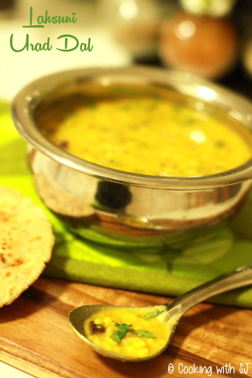 garlicky urad dal