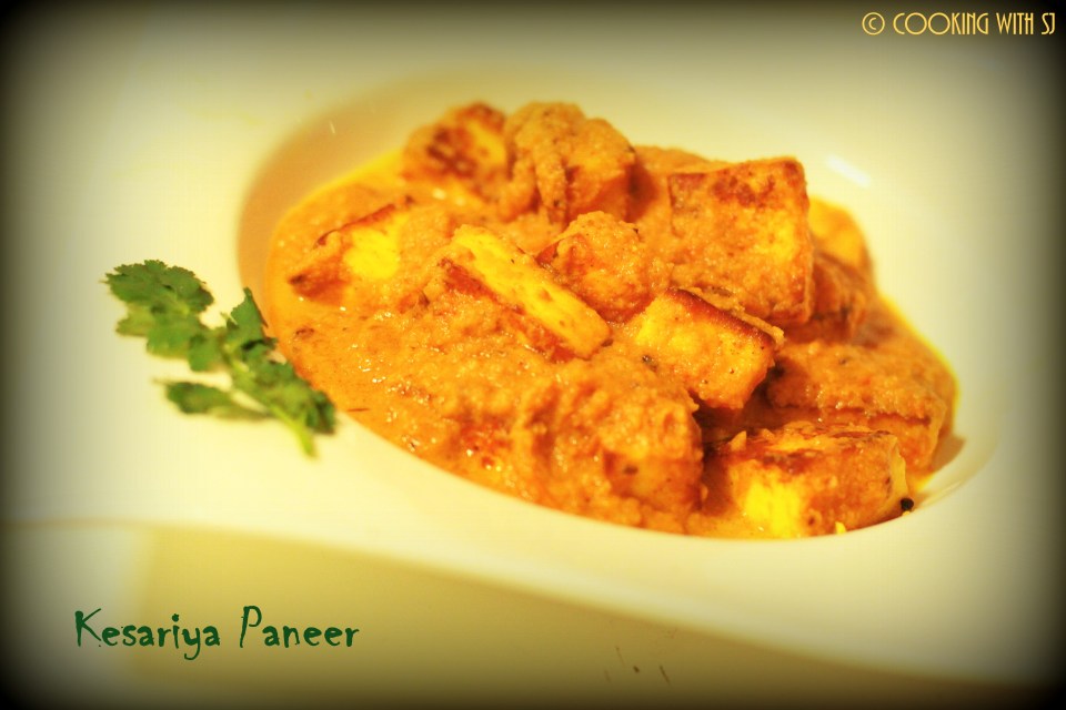 kesariya paneer