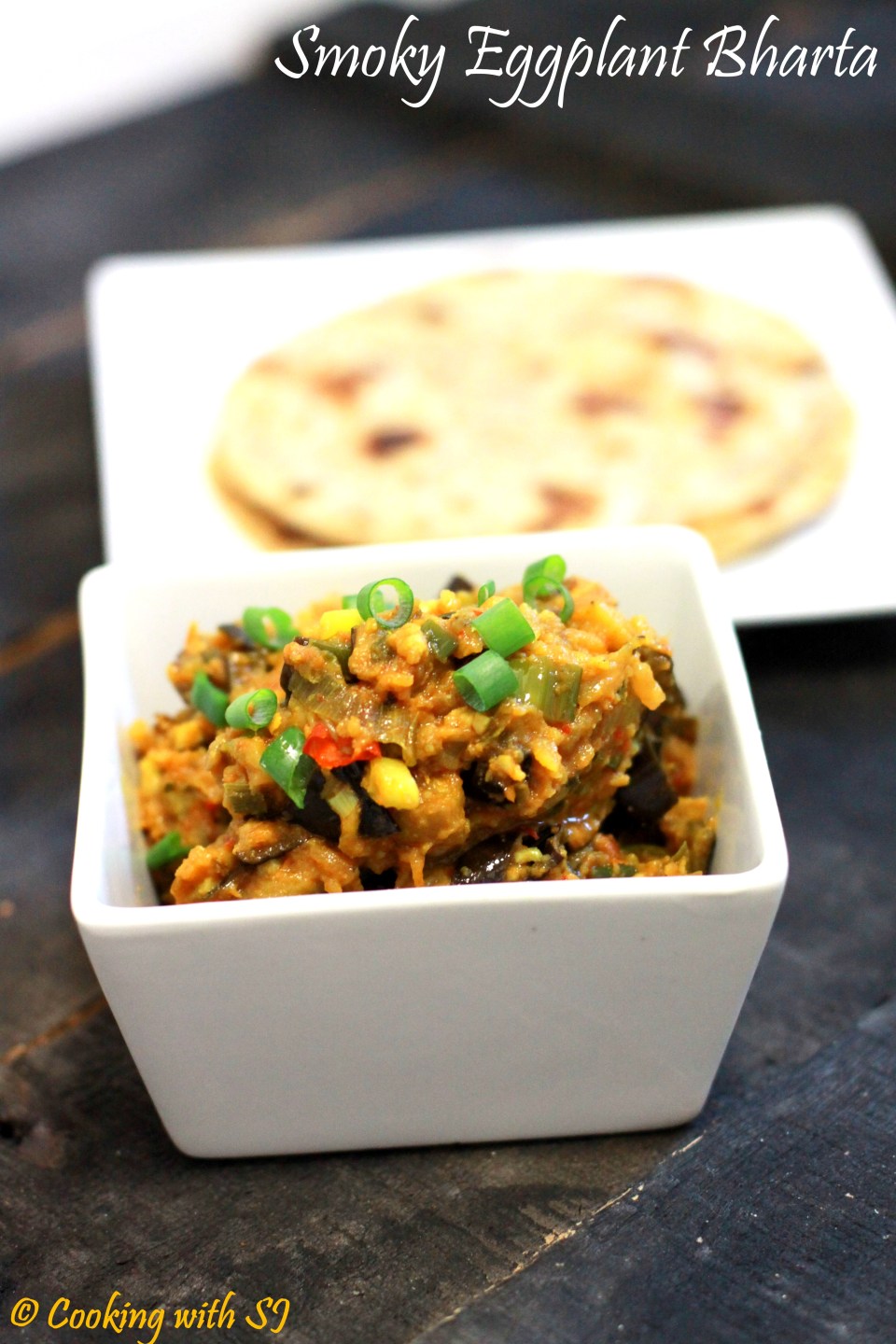 smoky eggplant bharta