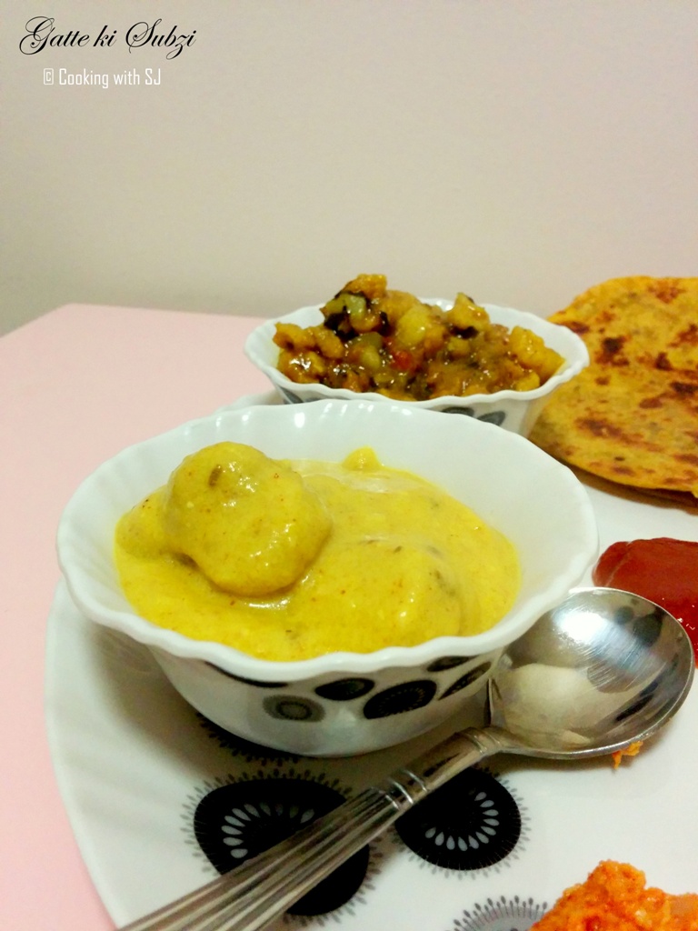 gatte ki subzi